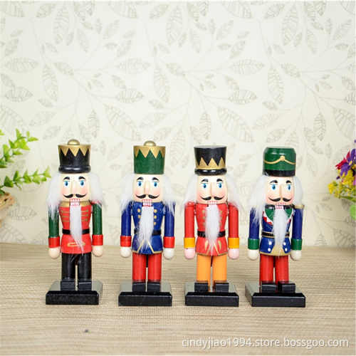 Christmas pendant decorative figurine wooden nutcracker soldiers